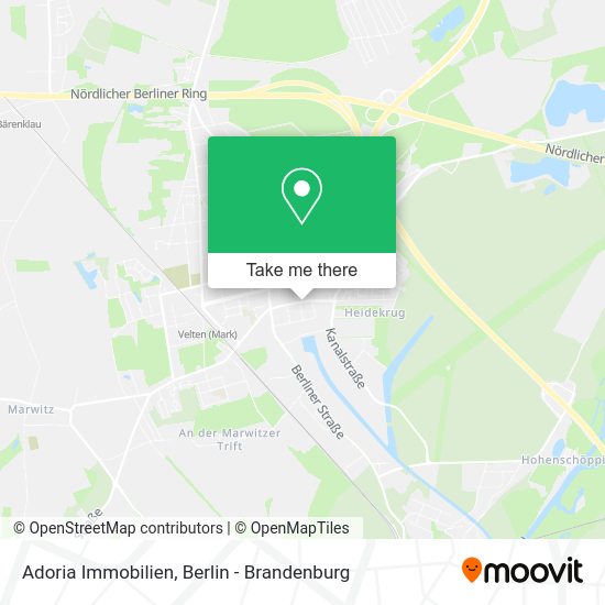 Adoria Immobilien map