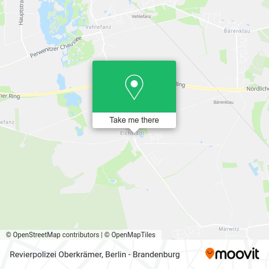 Revierpolizei Oberkrämer map