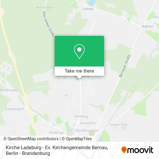 Kirche Ladeburg - Ev. Kirchengemeinde Bernau map