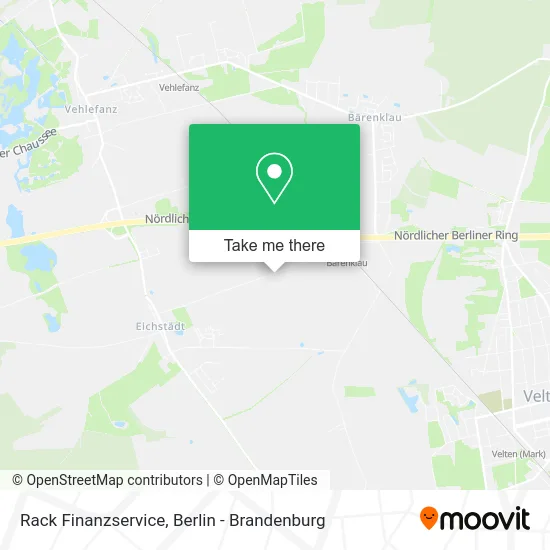 Карта Rack Finanzservice