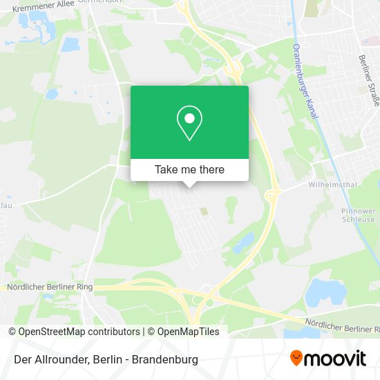 Der Allrounder map