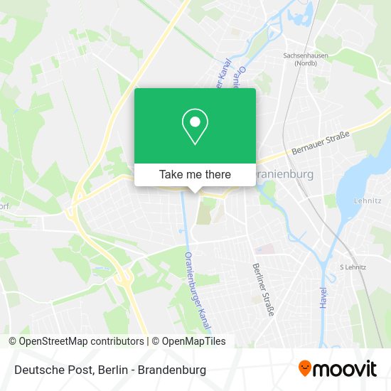 Deutsche Post map