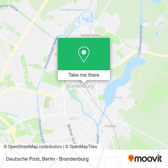 Deutsche Post map