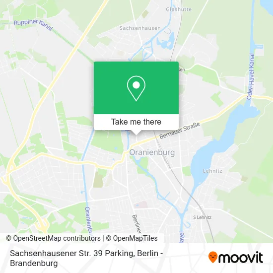 Карта Sachsenhausener Str. 39 Parking