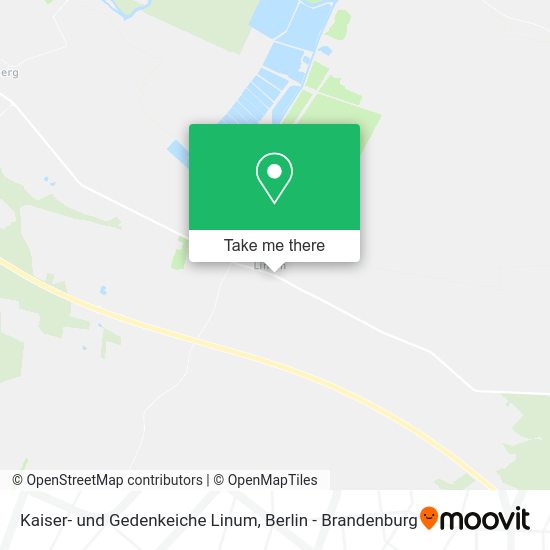 Kaiser- und Gedenkeiche Linum map