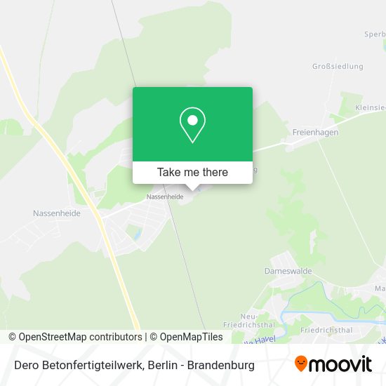 Dero Betonfertigteilwerk map