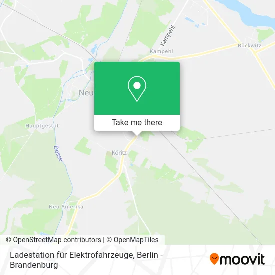 Карта Ladestation für Elektrofahrzeuge