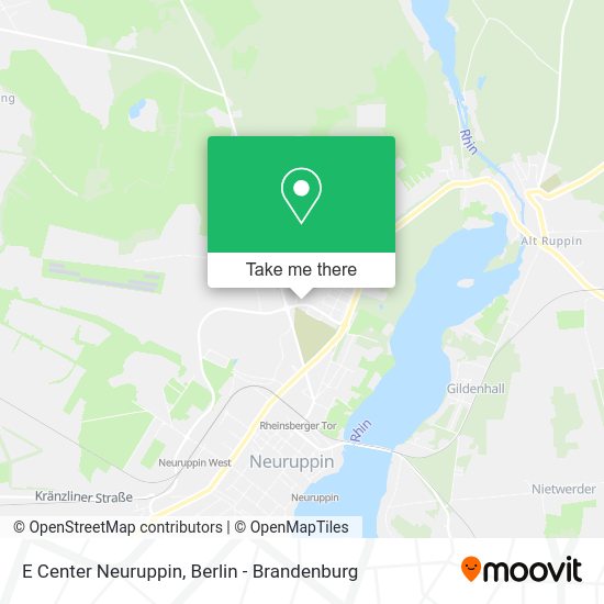 E Center Neuruppin map