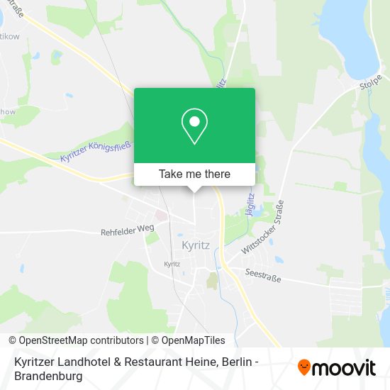 Kyritzer Landhotel & Restaurant Heine map