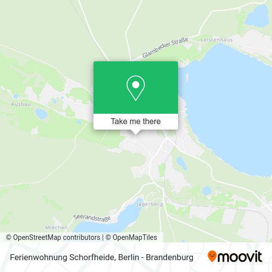 Ferienwohnung Schorfheide map