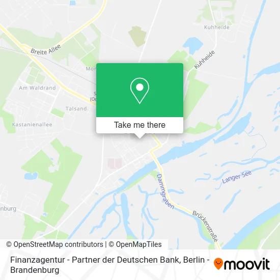 Карта Finanzagentur - Partner der Deutschen Bank