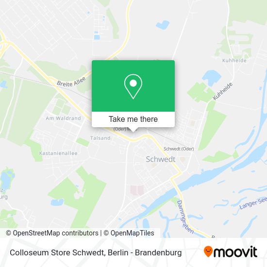 Colloseum Store Schwedt map
