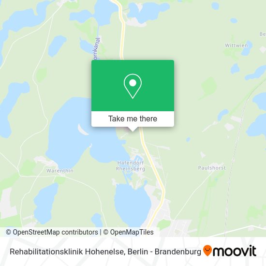 Rehabilitationsklinik Hohenelse map