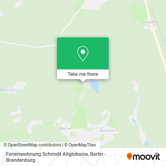 Ferienwohnung Schmidt Altglobsow map