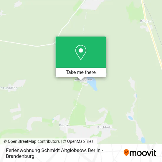 Ferienwohnung Schmidt Altglobsow map