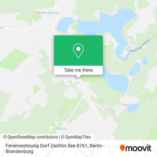 Ferienwohnung Dorf Zechlin See 8761 map