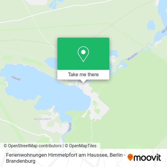 Ferienwohnungen Himmelpfort am Haussee map