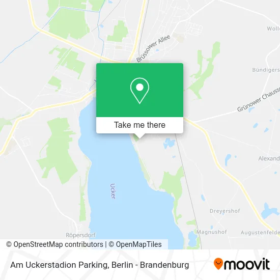 Карта Am Uckerstadion Parking