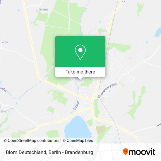 Blom Deutschland map