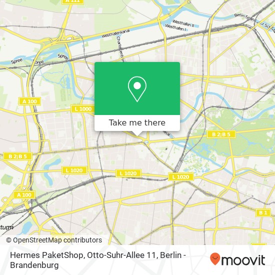 Hermes PaketShop, Otto-Suhr-Allee 11 map