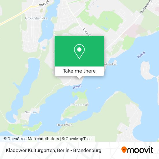 Kladower Kulturgarten map