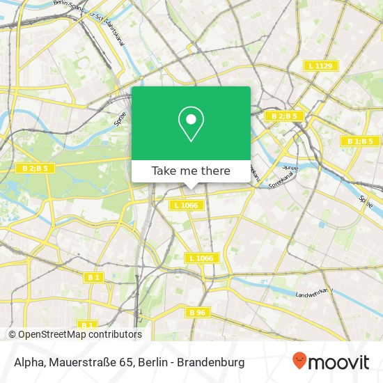Alpha, Mauerstraße 65 map