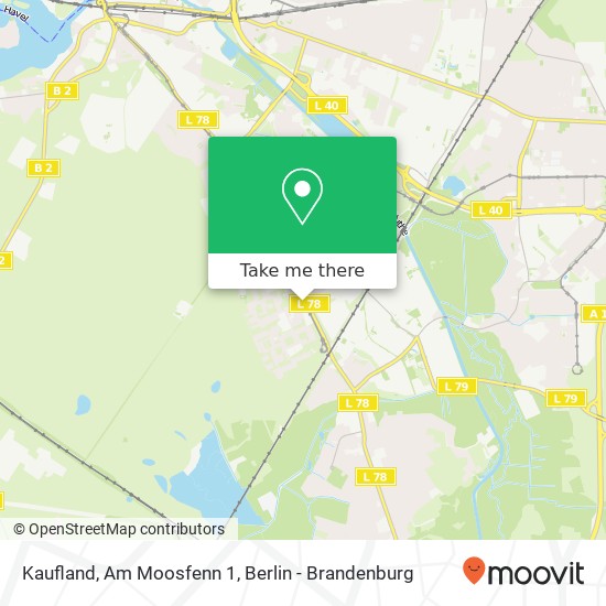 Kaufland, Am Moosfenn 1 map