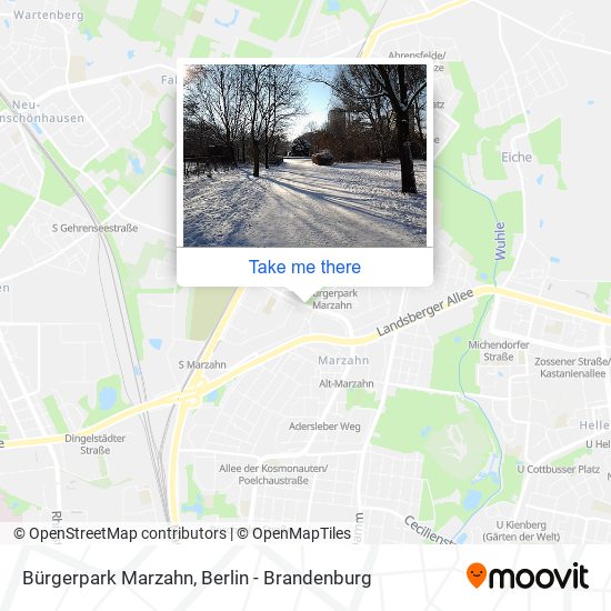 Bürgerpark Marzahn map