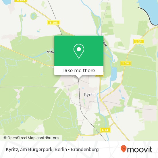 Kyritz, am Bürgerpark map