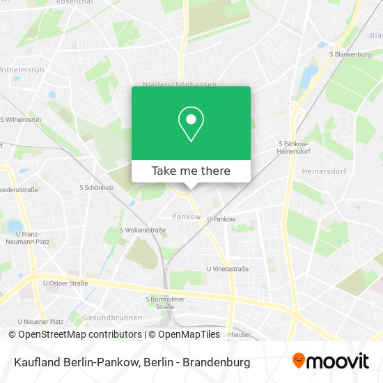 Карта Kaufland Berlin-Pankow