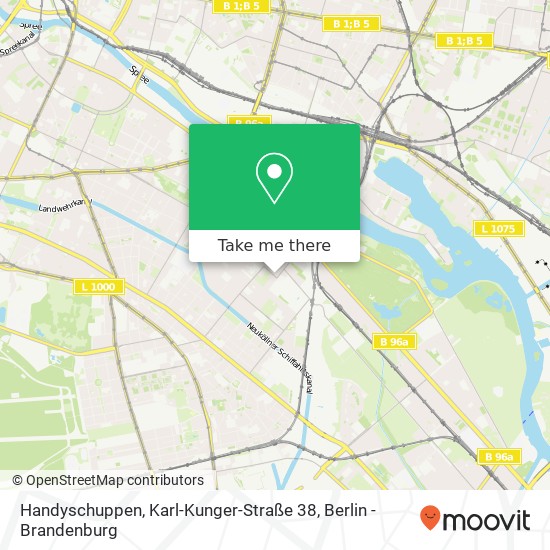 Карта Handyschuppen, Karl-Kunger-Straße 38