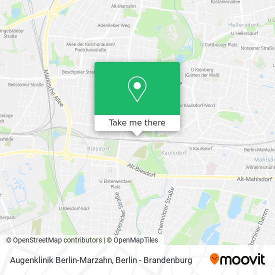 Augenklinik Berlin-Marzahn map