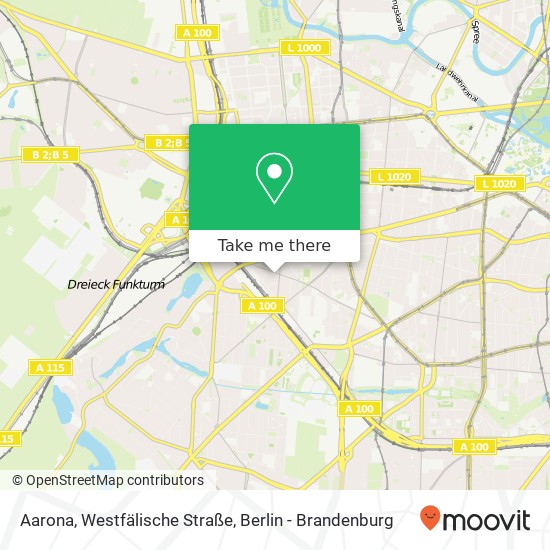 Aarona, Westfälische Straße map