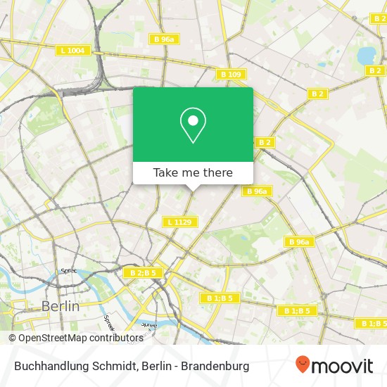 Buchhandlung Schmidt map