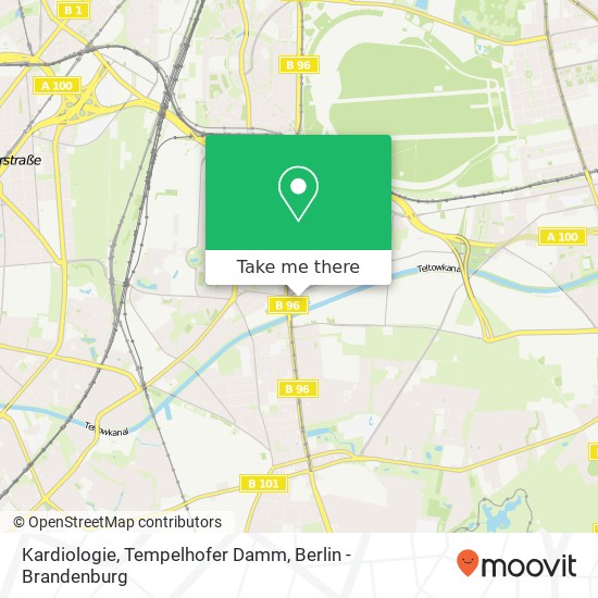 Kardiologie, Tempelhofer Damm map