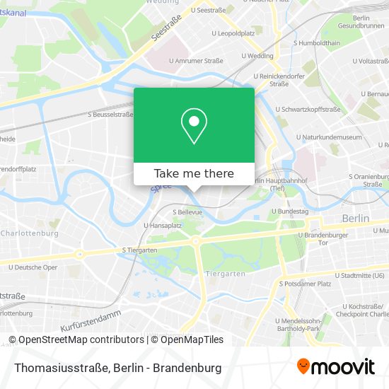 Карта Thomasiusstraße