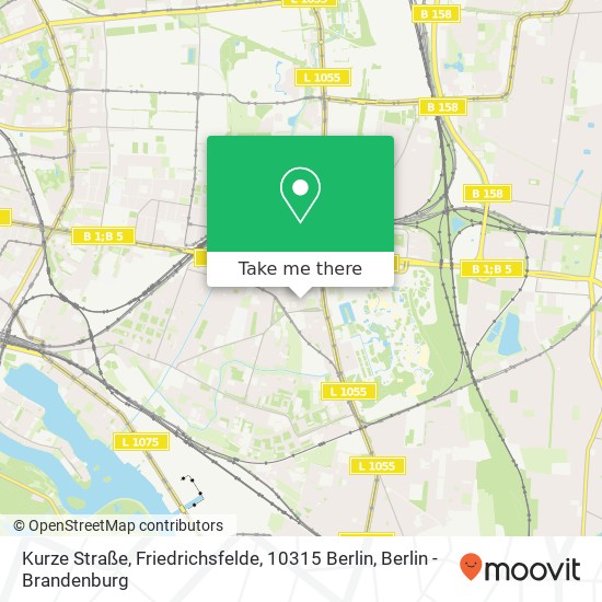 Kurze Straße, Friedrichsfelde, 10315 Berlin map