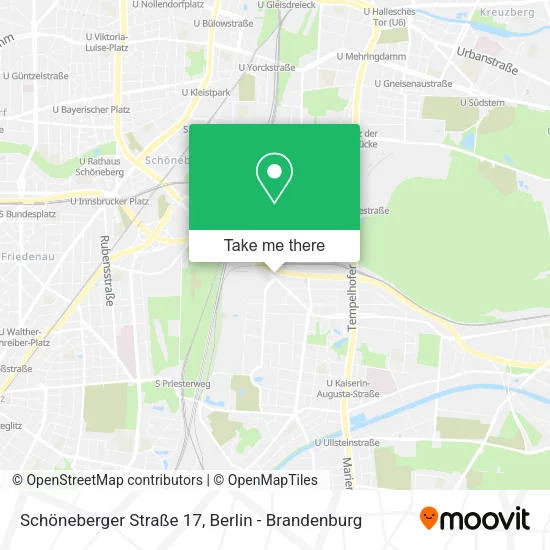 Карта Schöneberger Straße 17
