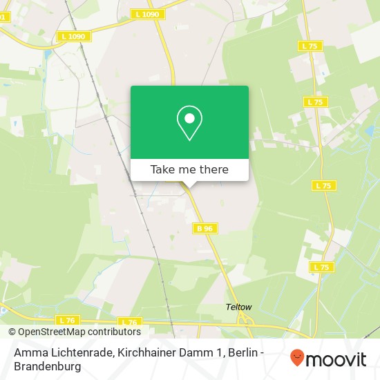 Карта Amma Lichtenrade, Kirchhainer Damm 1