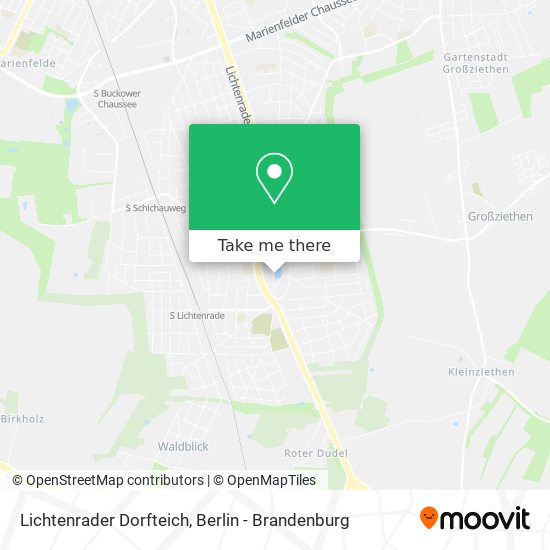 Lichtenrader Dorfteich map