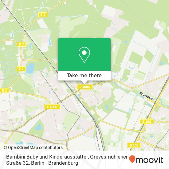 Карта Bambini Baby und Kinderausstatter, Grevesmühlener Straße 32