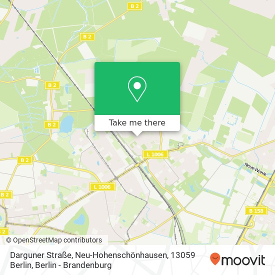 Карта Darguner Straße, Neu-Hohenschönhausen, 13059 Berlin