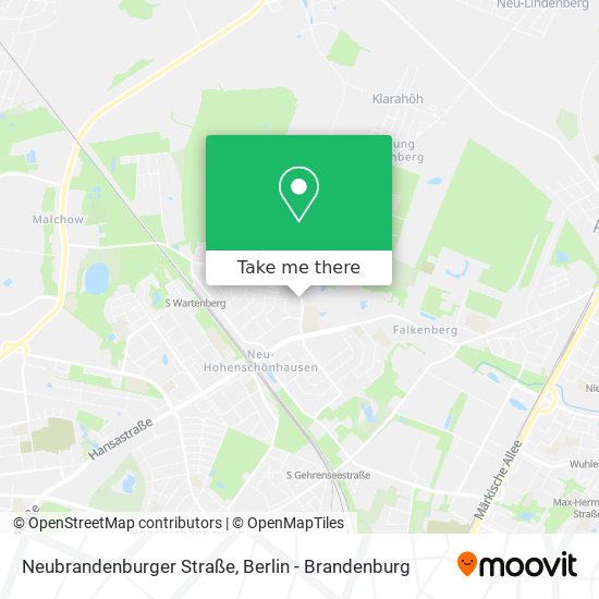 Neubrandenburger Straße map