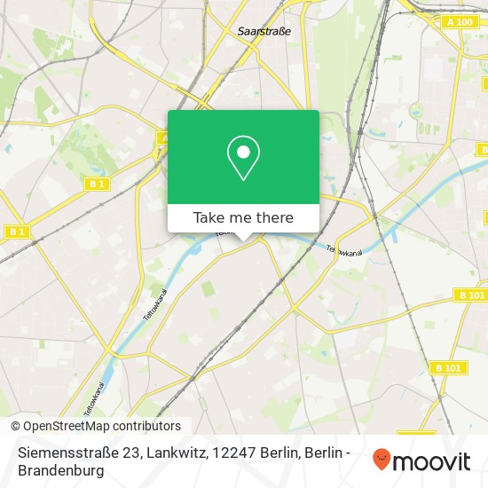 Siemensstraße 23, Lankwitz, 12247 Berlin map