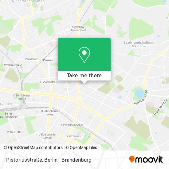 Pistoriusstraße map