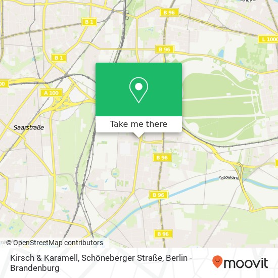 Kirsch & Karamell, Schöneberger Straße map