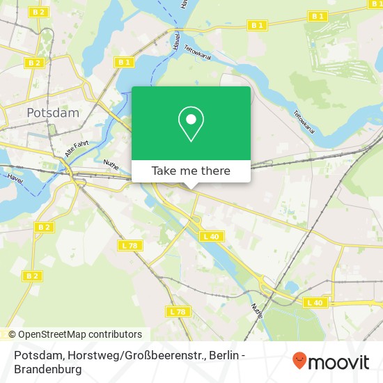 Potsdam, Horstweg / Großbeerenstr. map