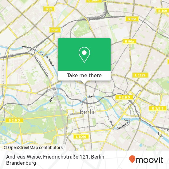 Andreas Weise, Friedrichstraße 121 map