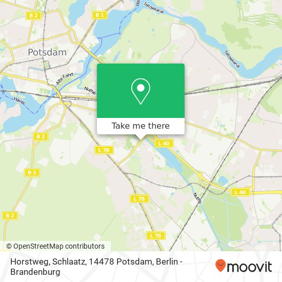 Horstweg, Schlaatz, 14478 Potsdam map