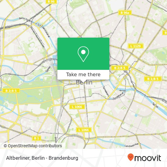 Altberliner, Unter den Linden 35 map